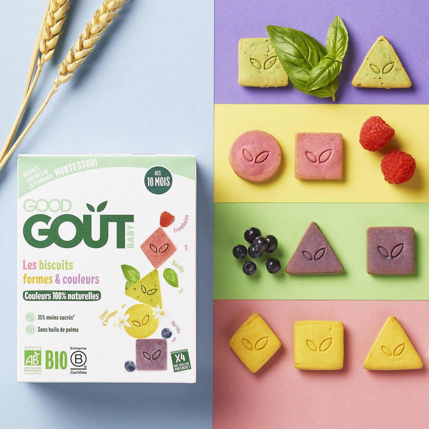 Good Gout Les Biscuits formes et couleurs