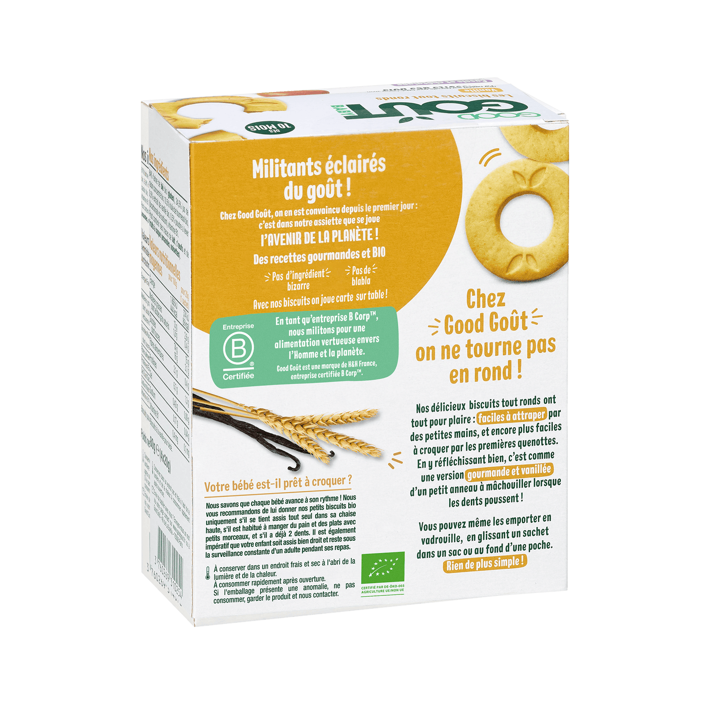 Good Gout Les Biscuits tout ronds vanille