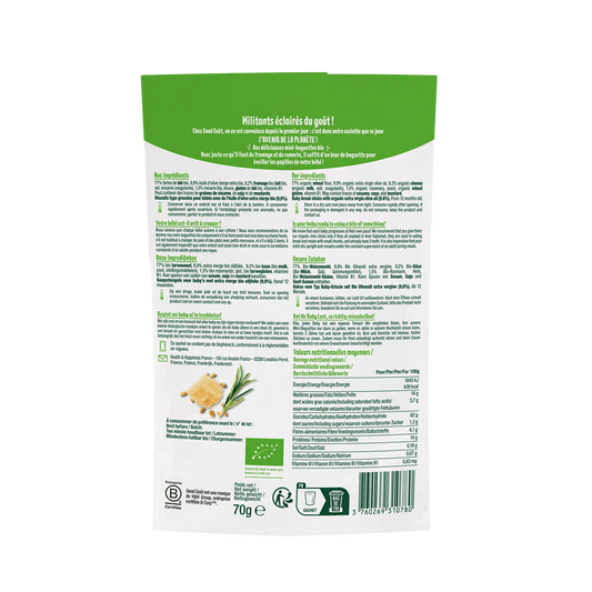 Good Gout Mini-baguettes au fromage et au romarin