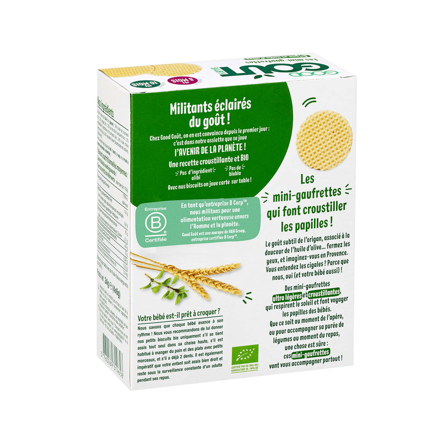 Good Gout Les mini-gaufrettes origan