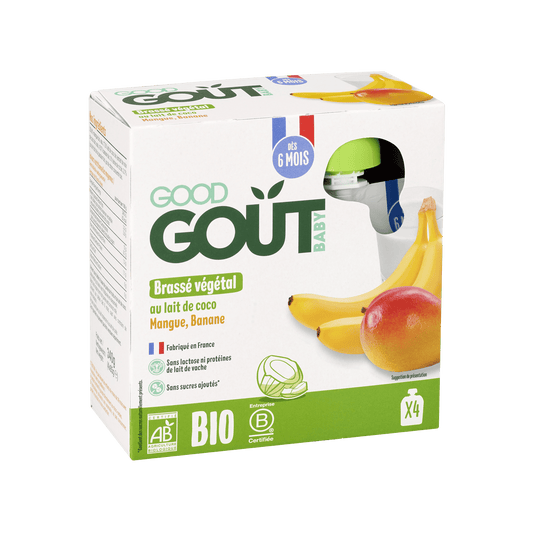 Good Gout Brassé végétal coco mangue banane x4