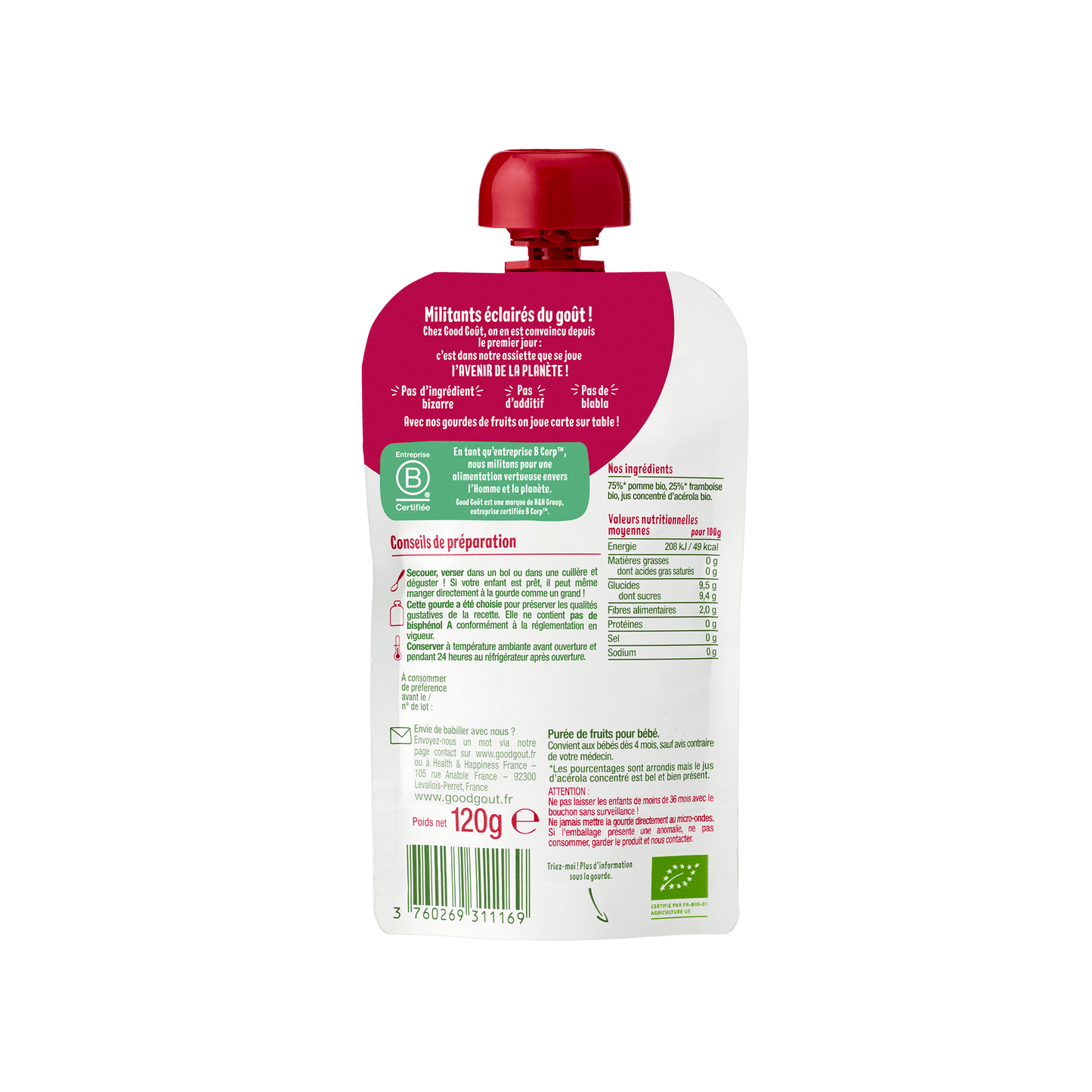 Good Gout Pomme Framboise