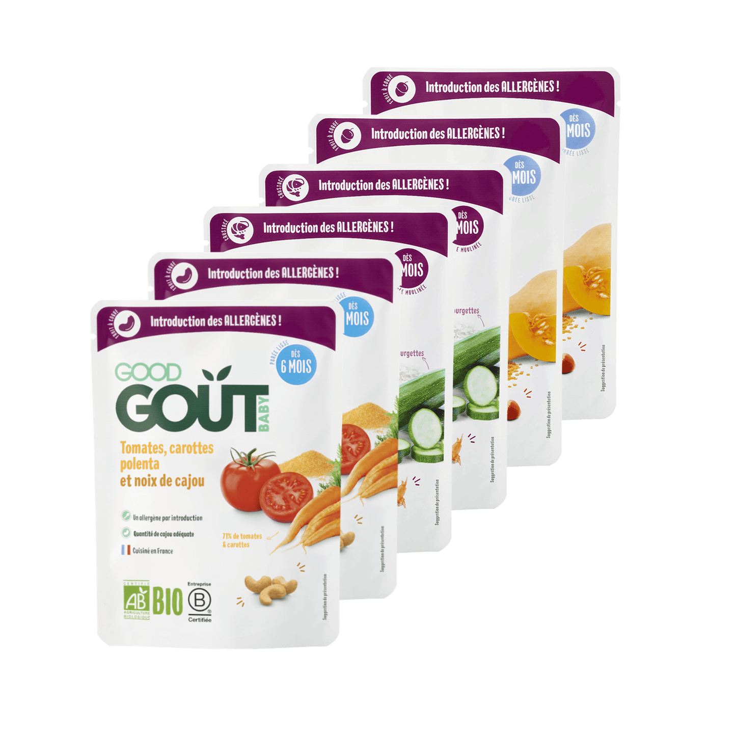 Good Gout Mon pack introduction des allergènes