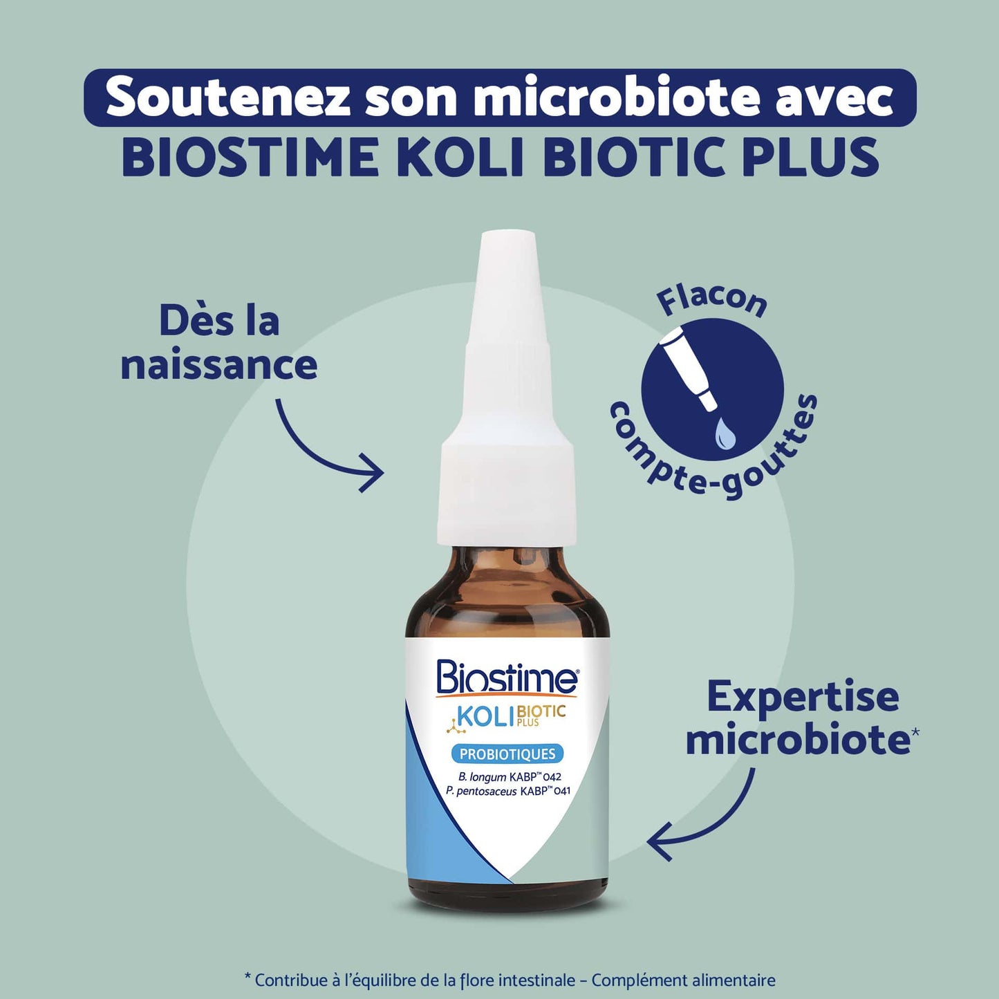 Biostime Probiotiques bébé - Biostime  KOLI BIOTIC PLUS