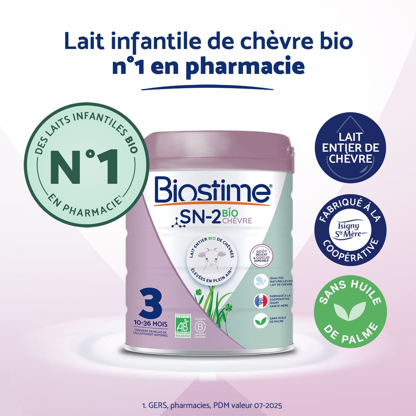 Biostime Biostime Lait de Chèvre 3ème âge