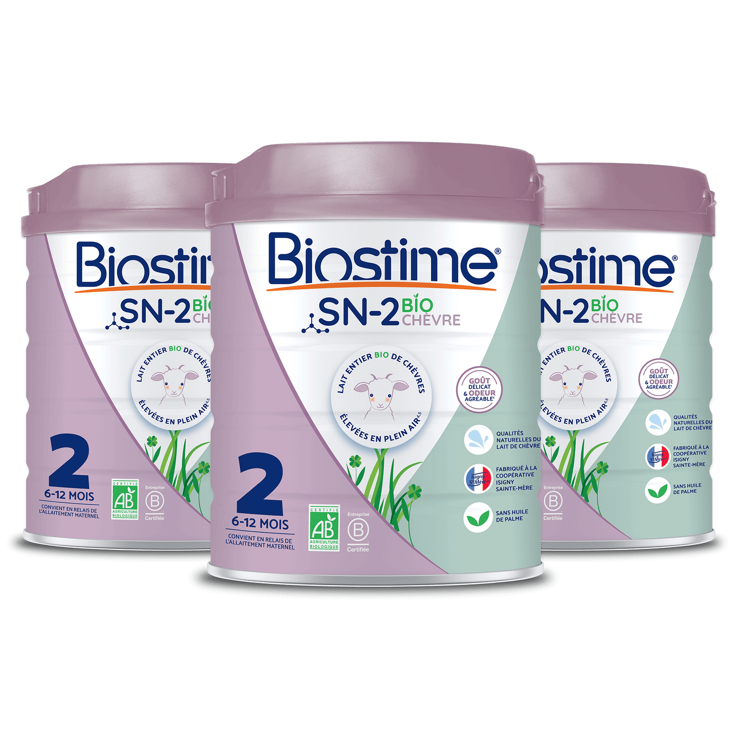Biostime Biostime Lait de Chèvre 2ème âge Lot de 3 boîtes