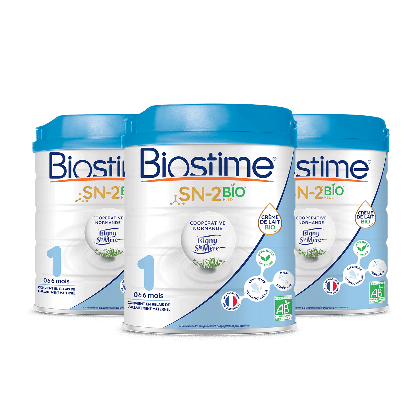 Biostime Biostime Lait Infantile 1er âge Lot de 3 boîtes