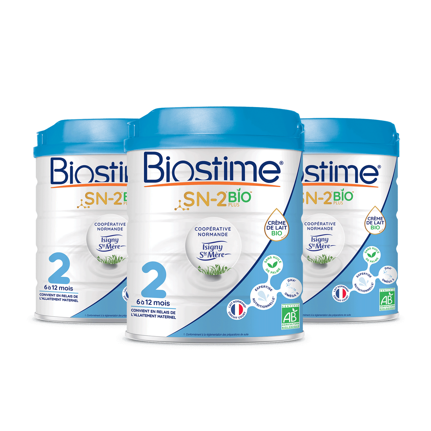 Biostime Biostime Lait de Suite 2ème âge Lot de 3 boîtes