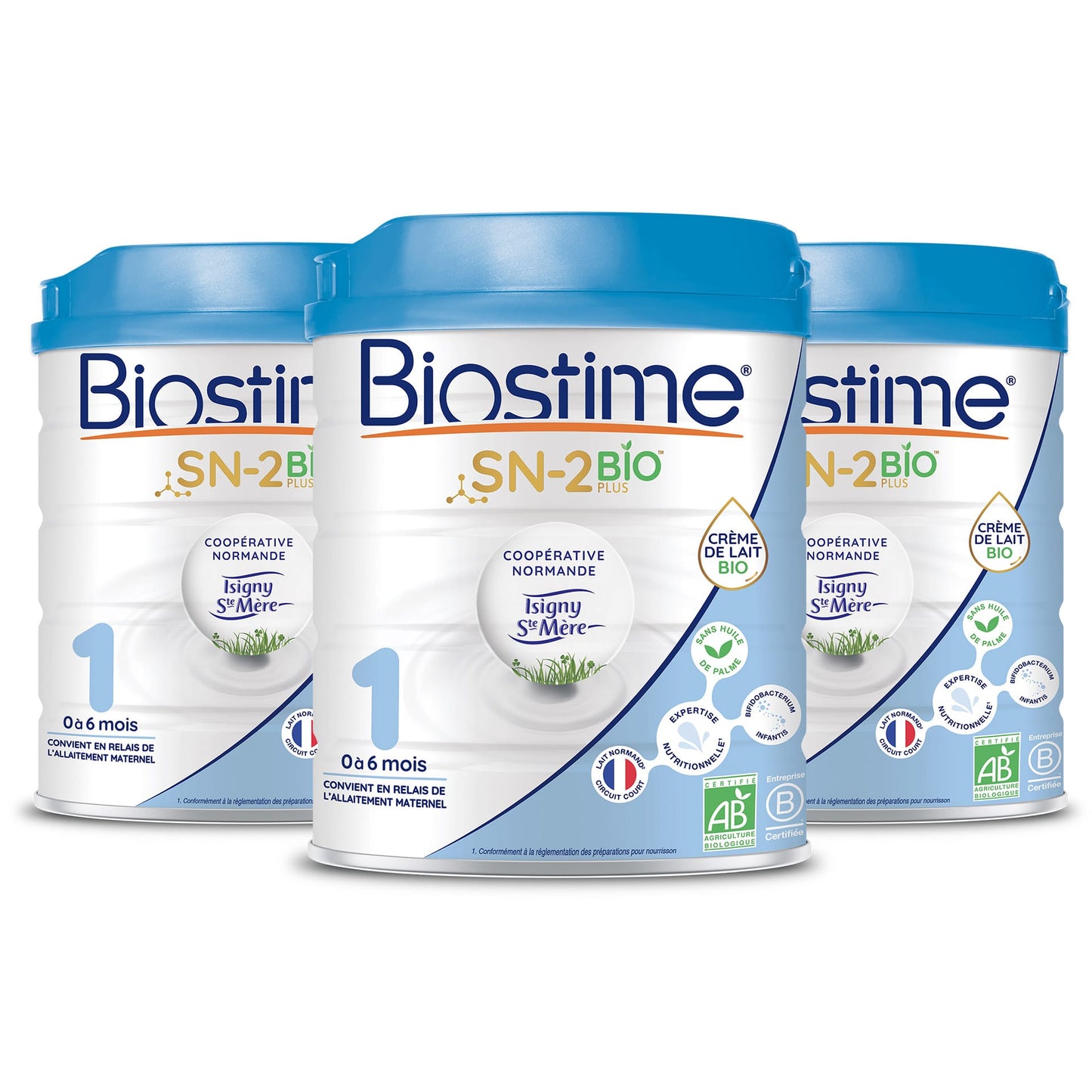 Biostime Biostime Lait Infantile 1er âge Lot de 3 boîtes