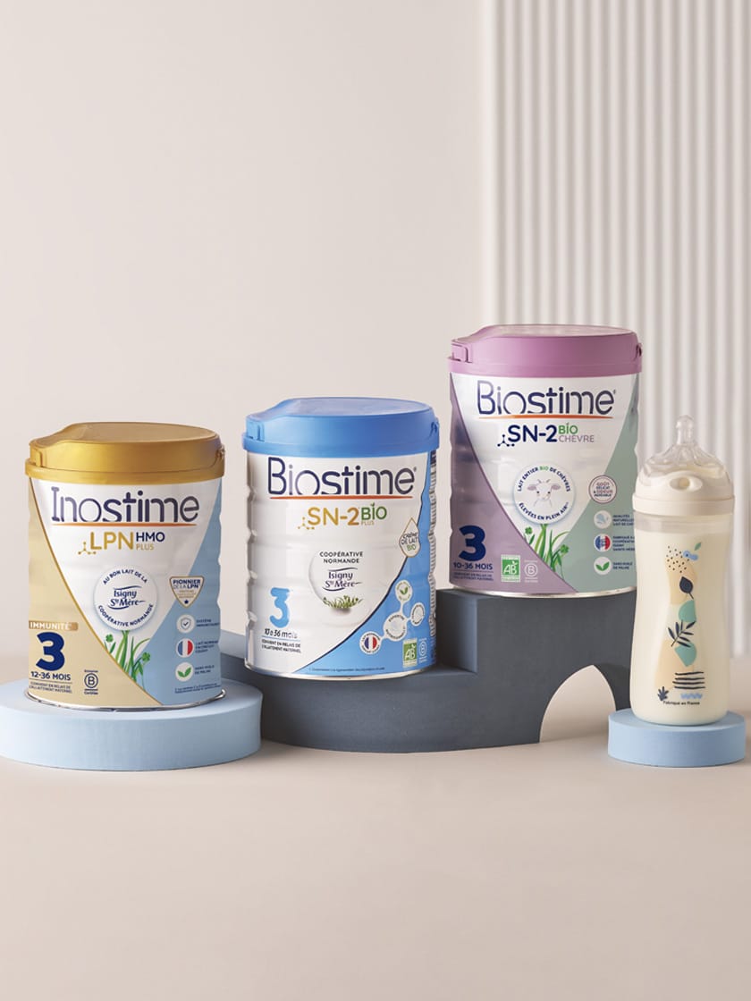 Gammes laits infantiles