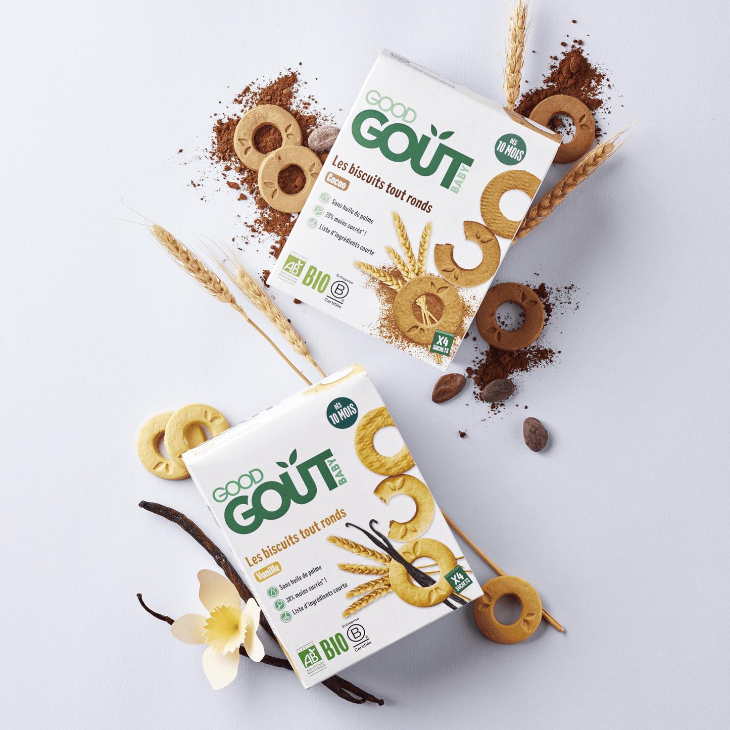 Good Gout Les Biscuits tout ronds cacao