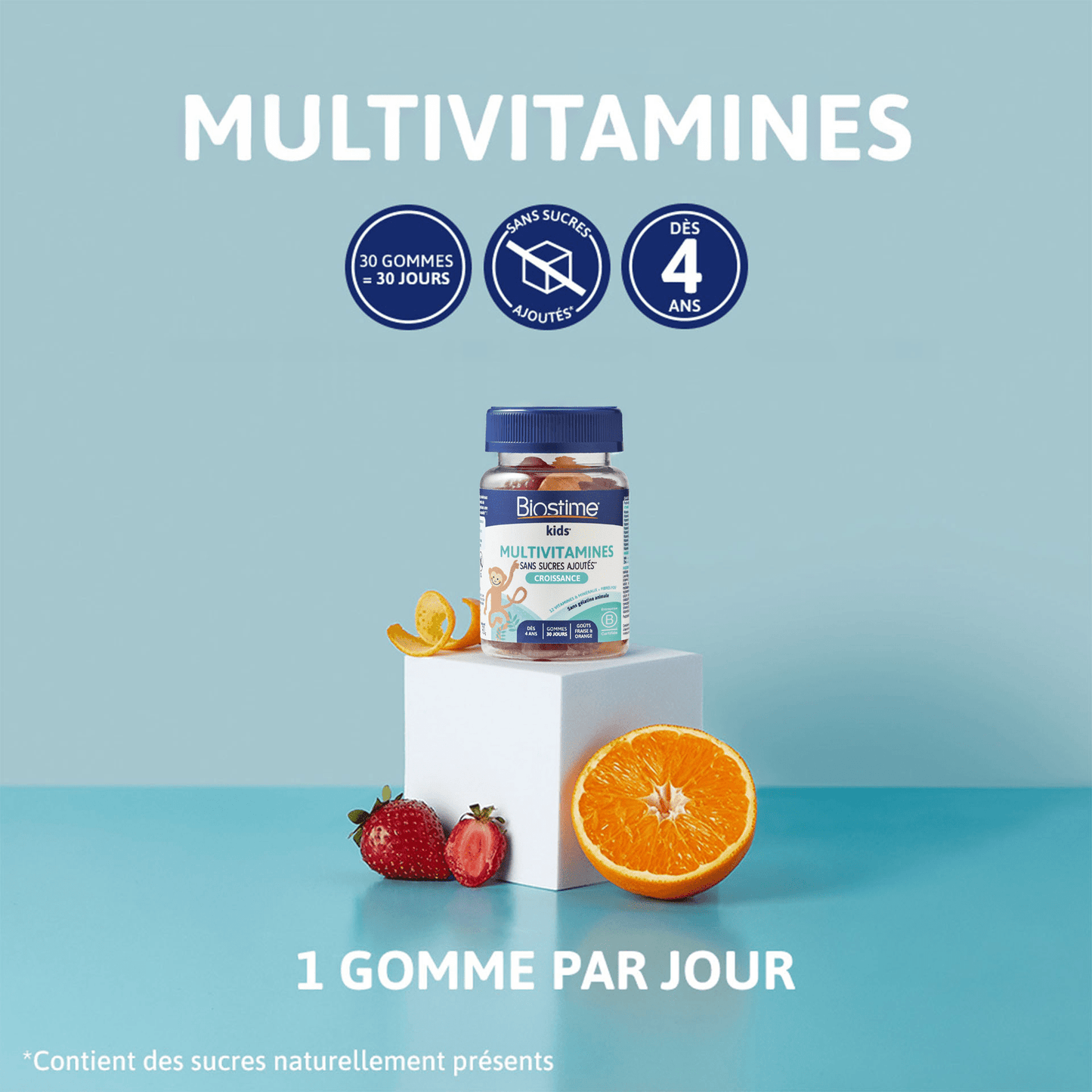 Biostime Gommes Multivitamines dès 4 ans