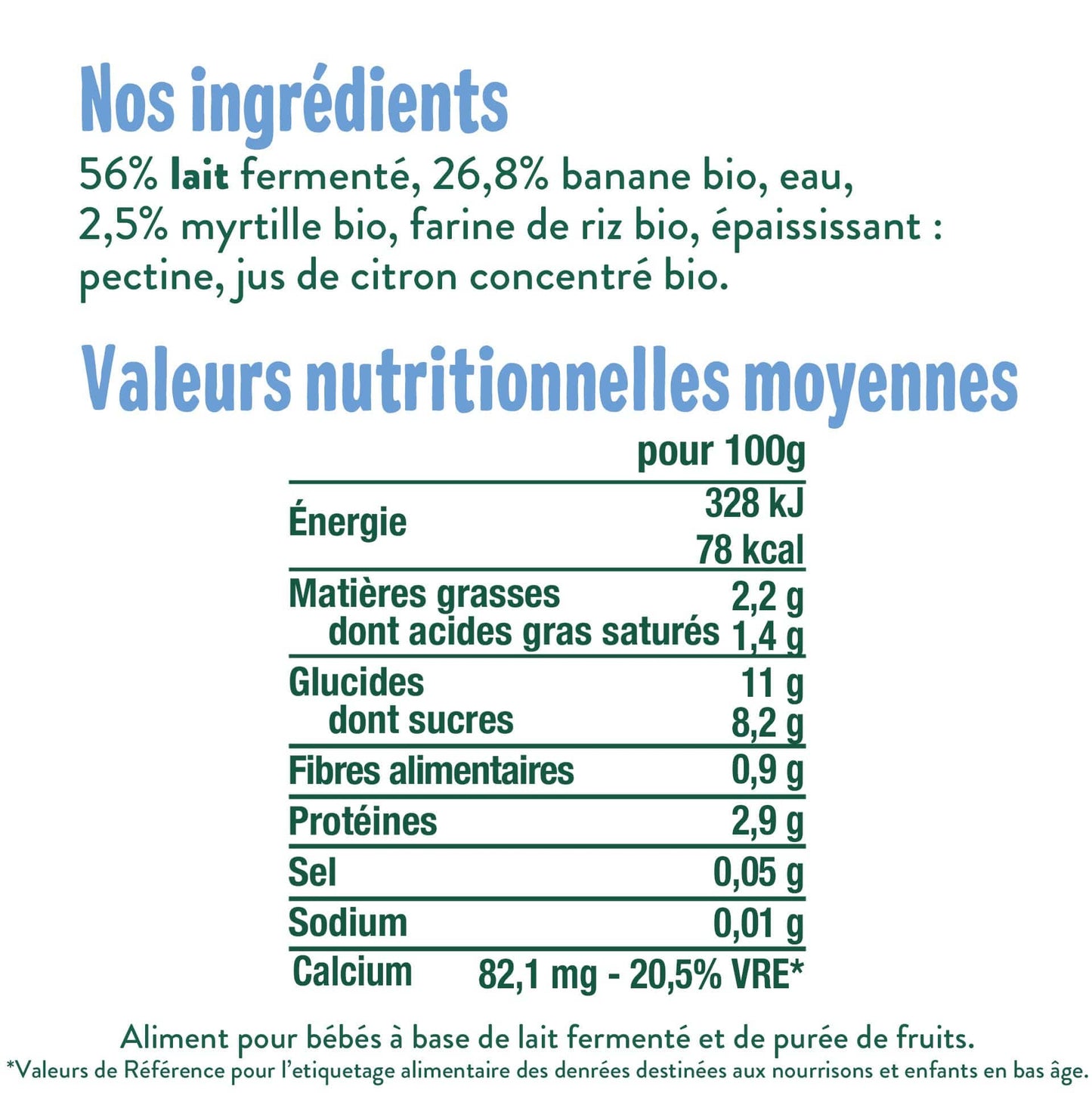 Good Gout Brassé banane myrtille