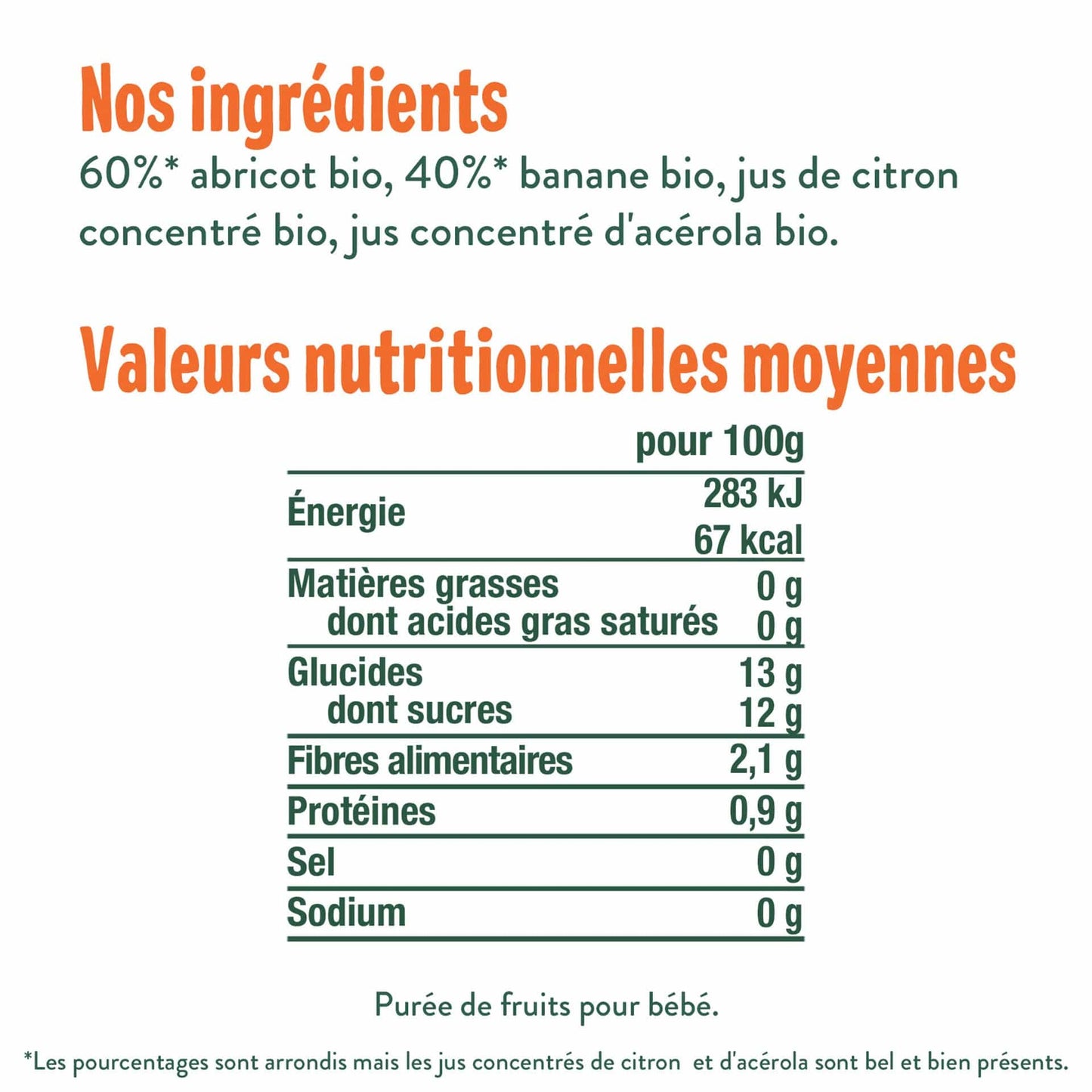 Good Gout Ma semaine gourdes bi-fruit