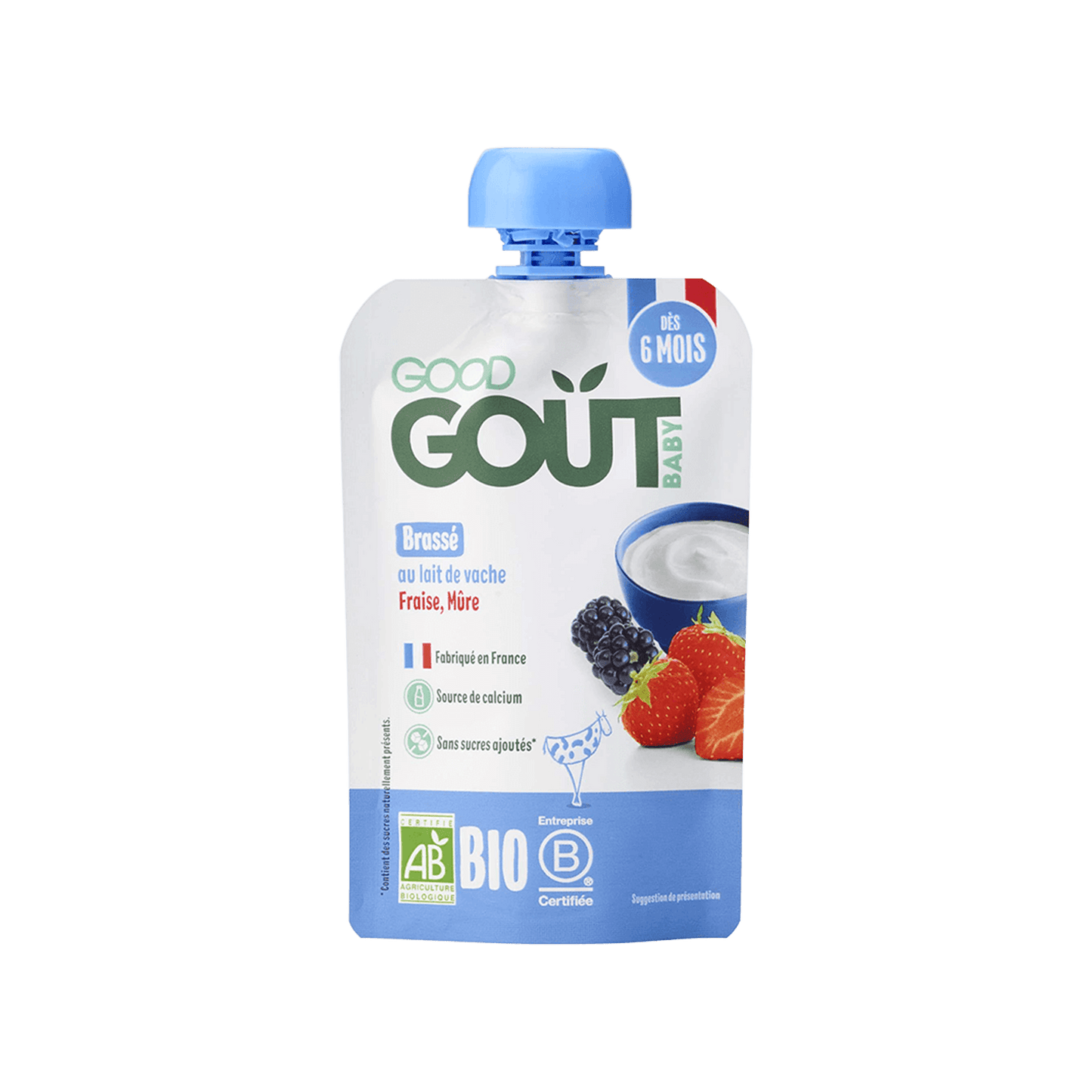 Good Gout Brassé fraise mûre 1 x 90gr.