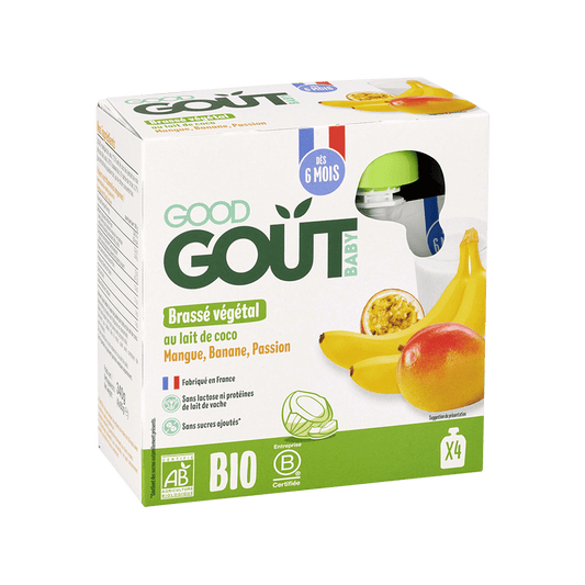 Good Gout Brassé végétal coco mangue banane passion x4