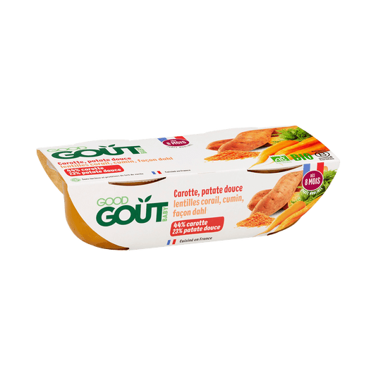 Good Gout Carotte patate douce lentilles corail façon dahl