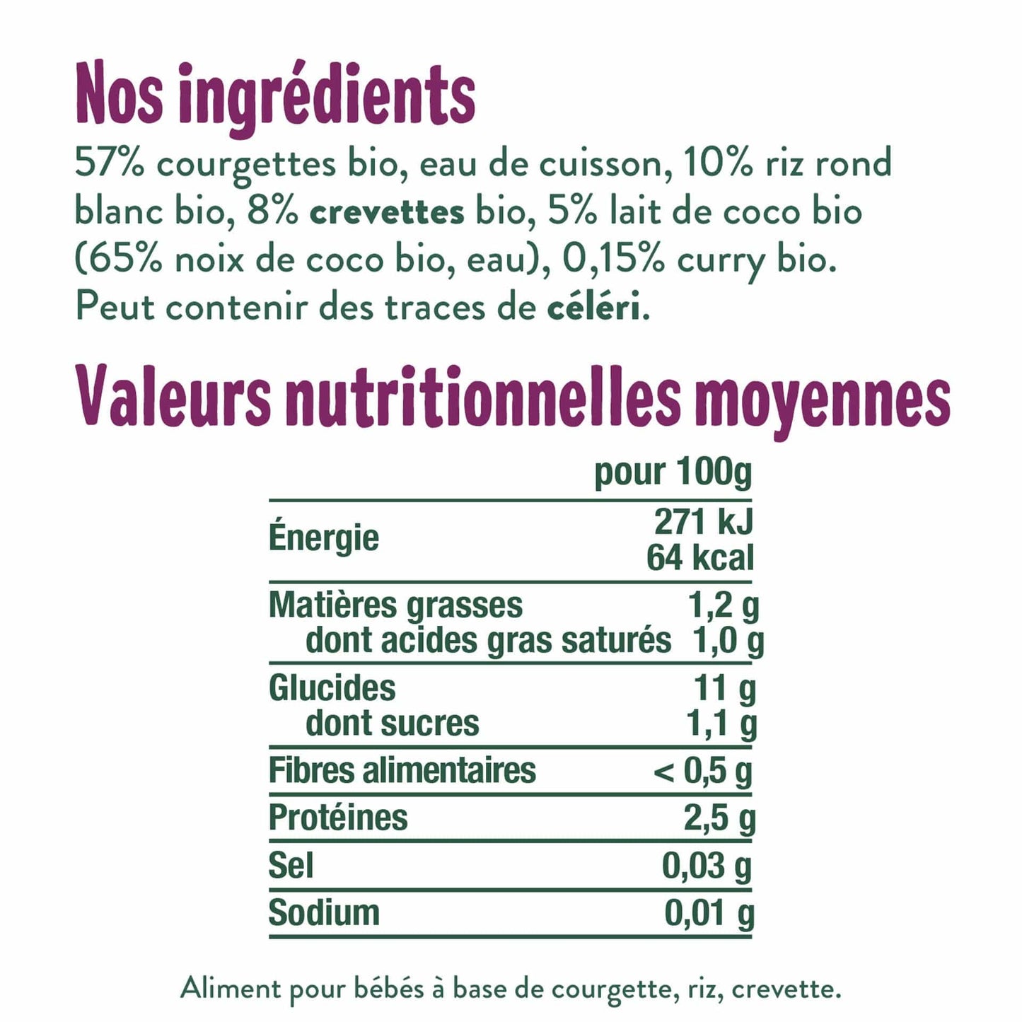 Good Gout Compotée de courgettes, riz, lait de coco, curry et crevette