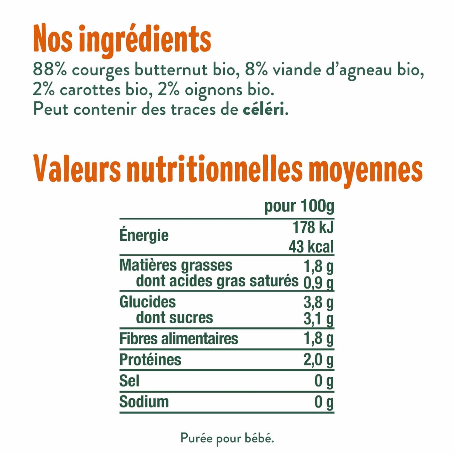 Good Gout Courges butternut sauté d'agneau