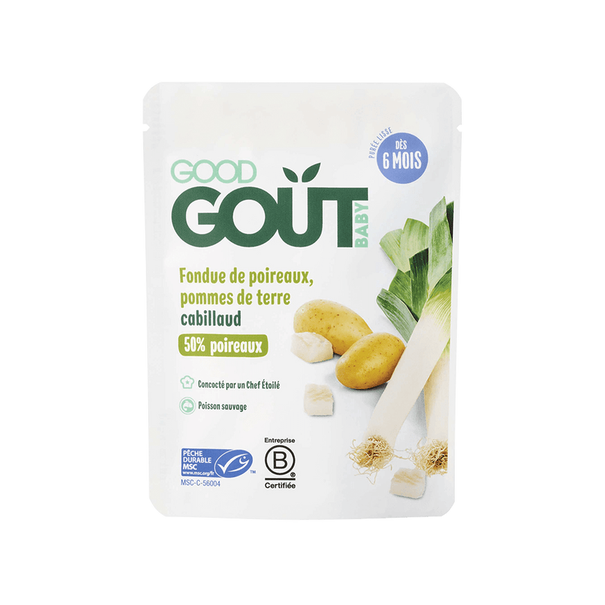 Good Gout Fondue de poireaux pommes de terre cabillaud