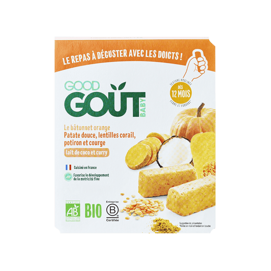 Good Gout Le bâtonnet orange patate douce lentilles corail potiron et courge