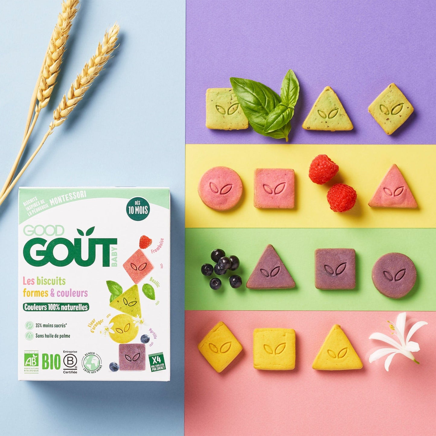 Good Gout Les Biscuits formes et couleurs
