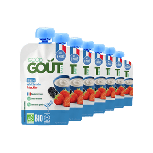 Good Gout Brassé fraise mûre 10 x 90gr.
