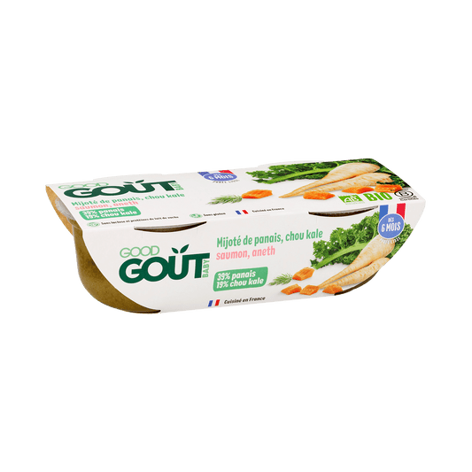 Good Gout Mijoté de panais chou kale et saumon