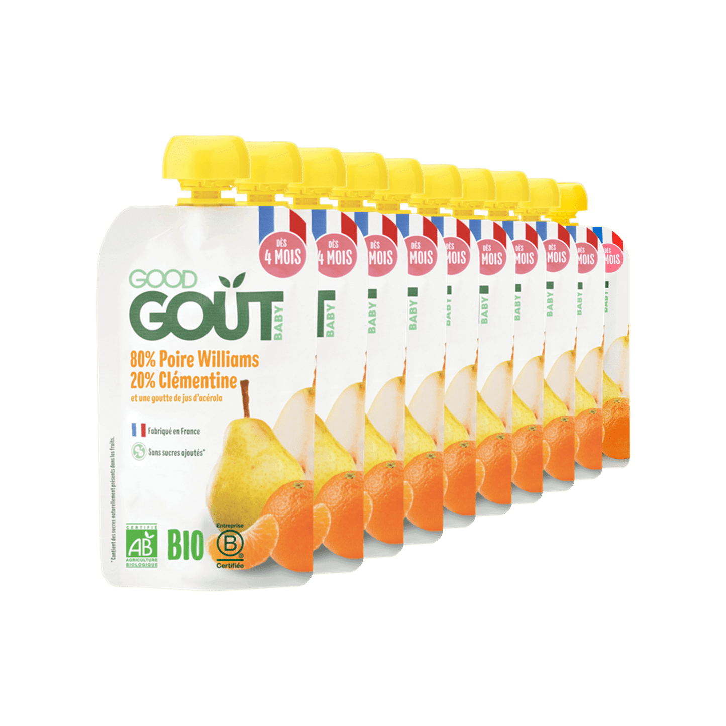Good Gout Poire Clémentine 10 x 120gr.