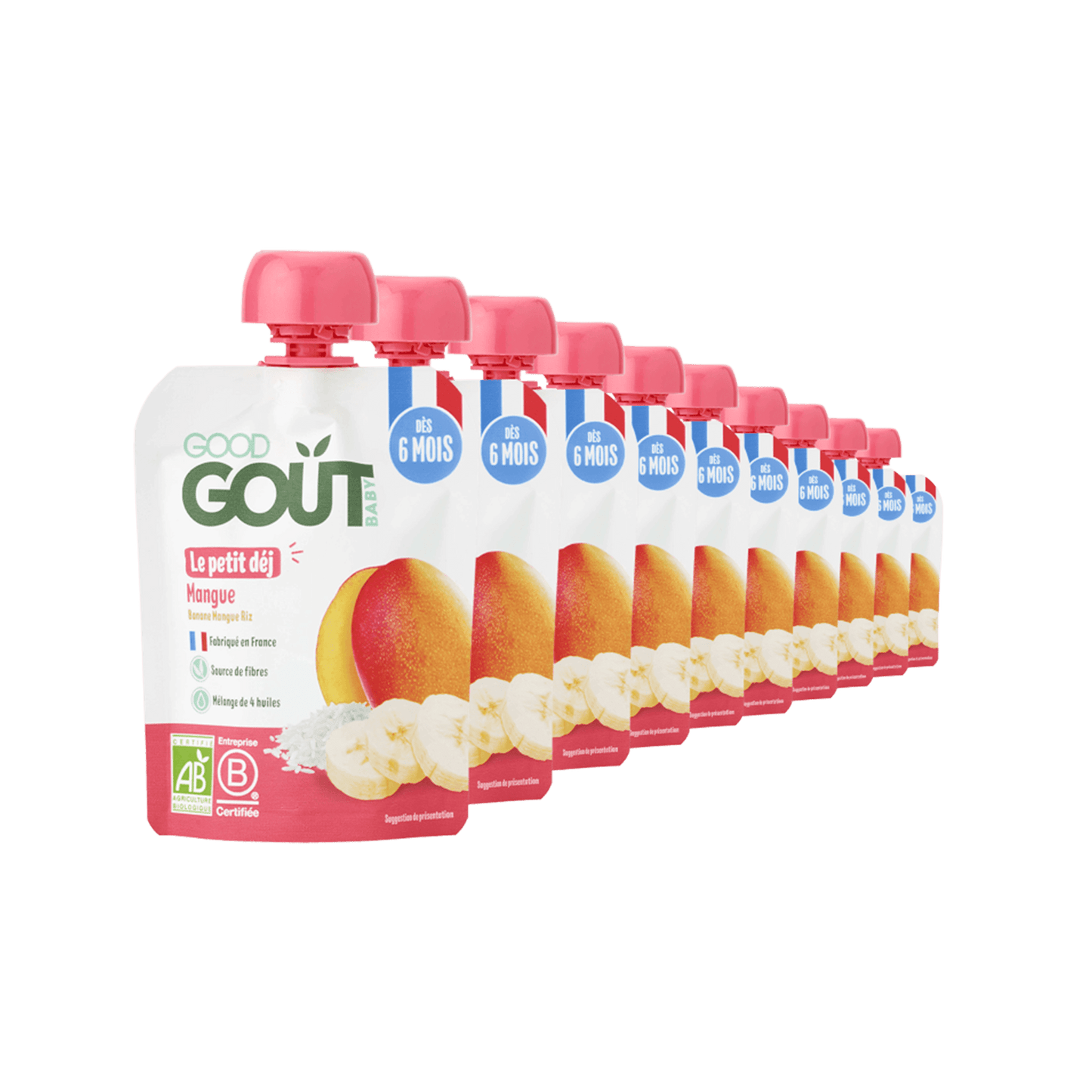Good Gout Le petit déj mangue 10 x 70gr.