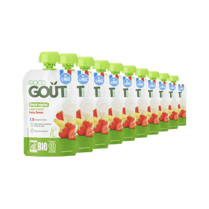 Good Gout Brassé végétal avoine fraise banane 10 x 90gr.