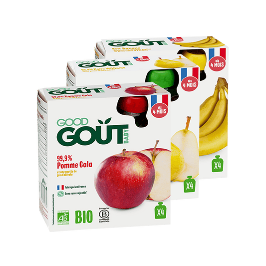 Good Gout Pack Fruits panachés 4x85g