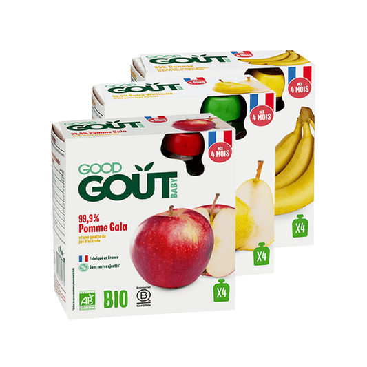 Good Gout Pack Fruits panachés 4x85g