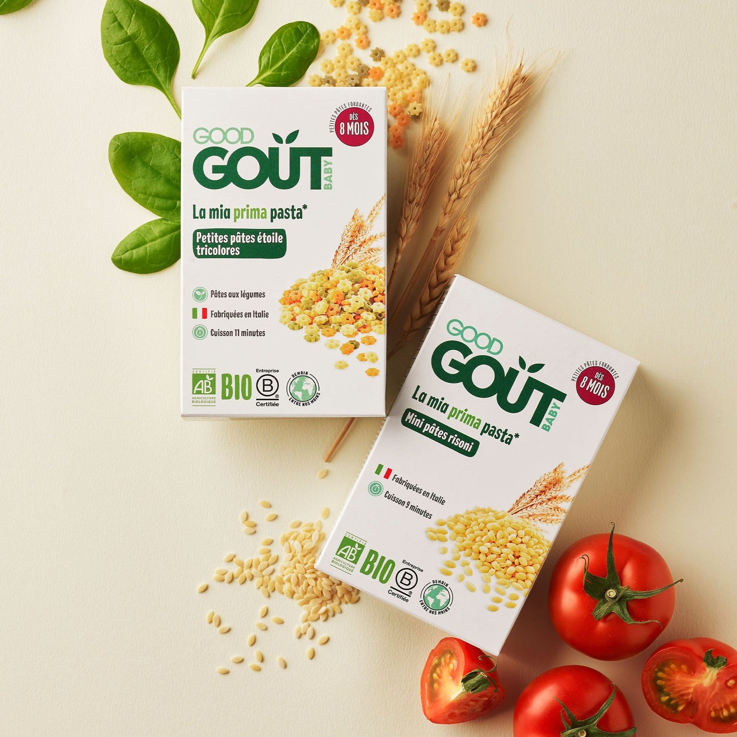 Good Gout Pâtes étoiles tricolores bio aux légumes