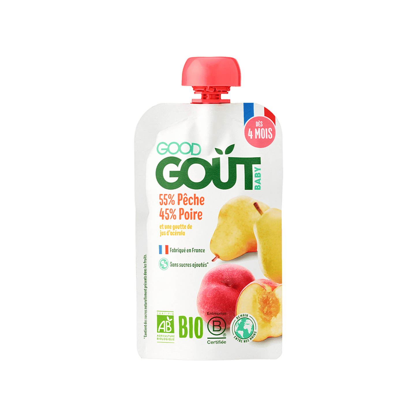 Good Gout Ma semaine gourdes Pêche Poire