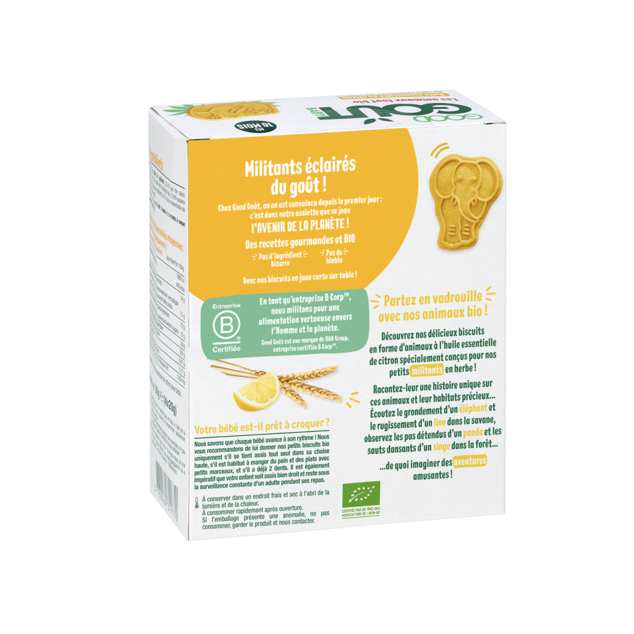 Good Gout Les animaux bio au citron